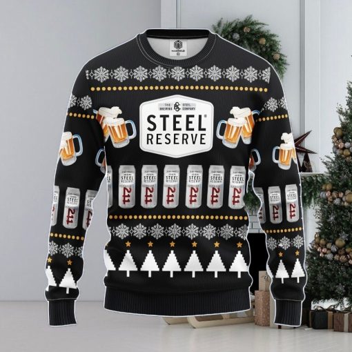 Steel Beer Ugly Christmas Sweater Amazing Gift Men And Women Christmas Gift