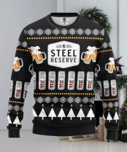 Steel Beer Ugly Christmas Sweater For Men Women