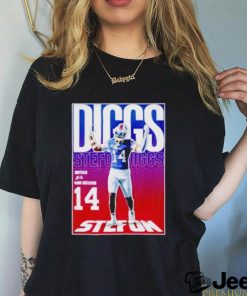 Stefon Diggs 14 Buffalo Bills player shirt