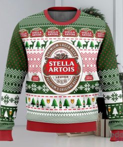 Stella Artois 3D Ugly Christmas Sweater Christmas Gift Ideas Party Gift