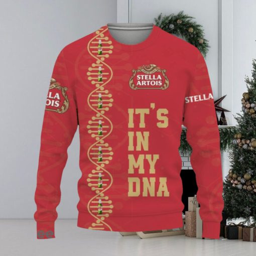 Stella Artois Beers It’s In My DNA Ugly Christmas Sweater For Men And Women