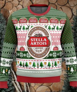 Stella Artois Ugly Christmas Sweater Holiday Gift Christmas Sweater