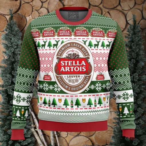 Stella Artois Ugly Christmas Sweater Holiday Gift Christmas Sweater