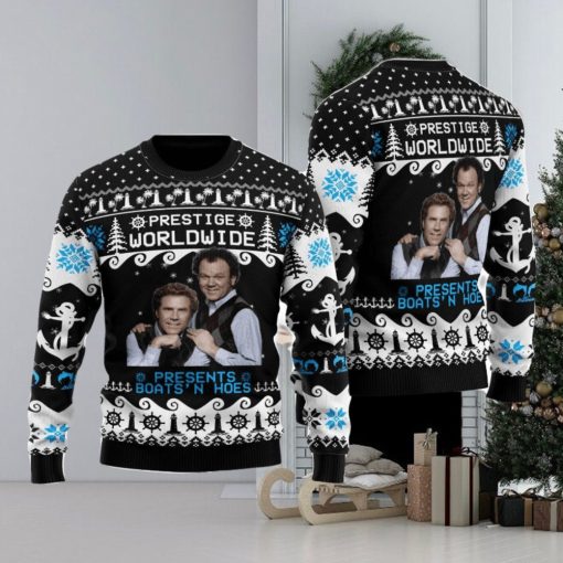 Step Brothers Prestige Worldwide Ugly Christmas Sweater Christmas Holiday Gift For Men And Women