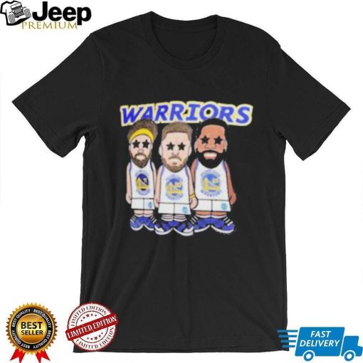 Steph Curry Klay Thompson And Draymond Green Golden State Warriors Pro Standard Multi Lineup Shirt