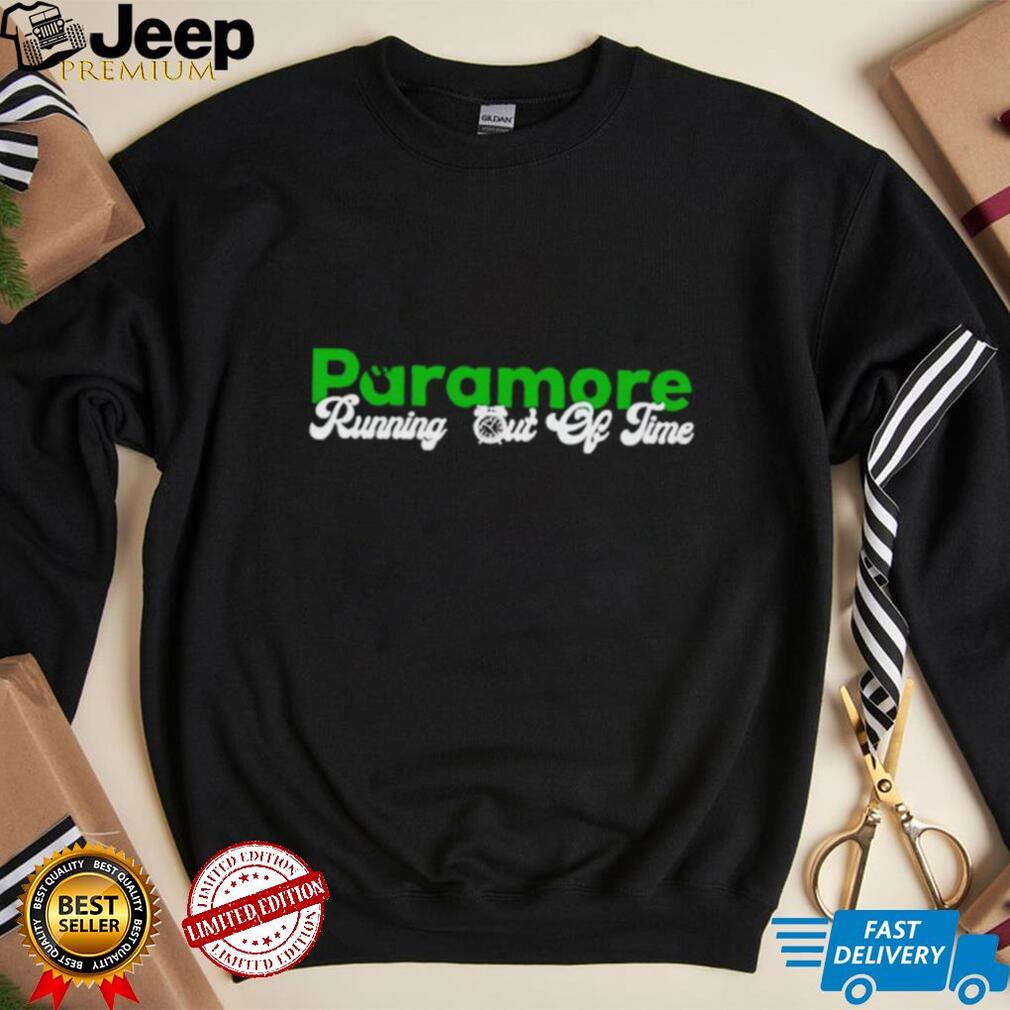 Paramore Running Out Of Time Boyfriend Fit Girls T-Shirt