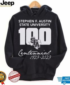 Stephen F. Austin Lumberjacks Centennial Stacked 1923 2023 Shirt