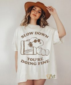 Stereo Spectral Prints Slow Down You’re Doing Fine shirt