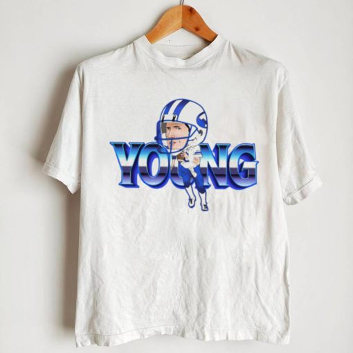 Steve Young big head 90’s sports style caricature funny shirt