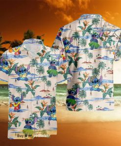 Stich Family Beach Disney Hawaiian Shirt