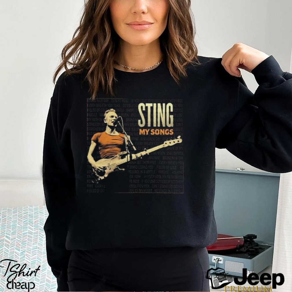 Sting My Songs 2023 Tour T Shirt World Concert Unisex Classic
