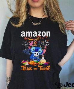 Stitch Amazon trick or treat Halloween tee shirt