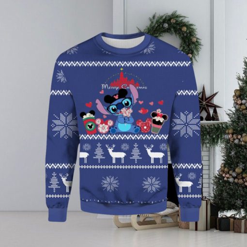 Stitch Candy Merry Christmas Ugly Sweater