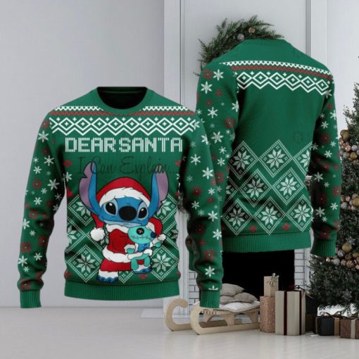 Stitch Dear Santa Ugly Sweater Christmas