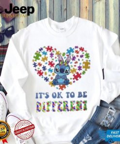 Stitch Ok To Be Different Autism Shirt, Disney Autism