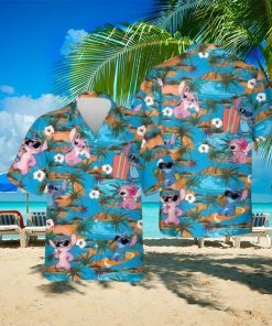 Stitch Pink Hawaiian Shirt