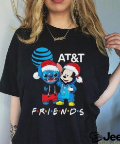 Stitch and Mickey Mouse AT and T Friends Merry Christmas Sweater