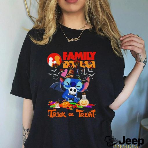 Stitch family dollar trick or treat Halloween tee shirt