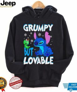 Stitch grumpy but lovable character funny shirt