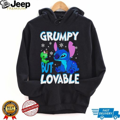 Stitch grumpy but lovable character funny shirt