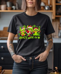 Stitch parody Grinch mode on funny Christmas shirt