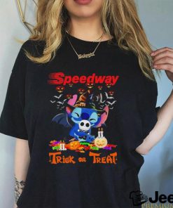 Stitch speedway trick or treat Halloween tee