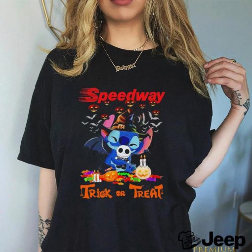 Stitch speedway trick or treat Halloween tee