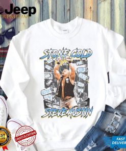 Stone Cold Steve Austin Ripple Junction Superimposed T Shirt