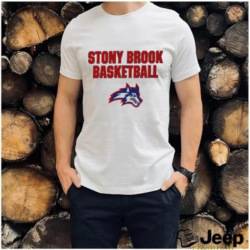 Stony Brook Seawolves basketball logo shirt