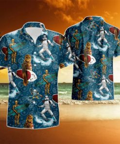 Stormtrooper Mandalorian Chewbacca C 3p0 Star Wars Summer Beach Hawaiian Shirt