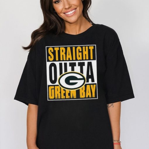 Straight Outta Green Bay Packers Logo Shirt