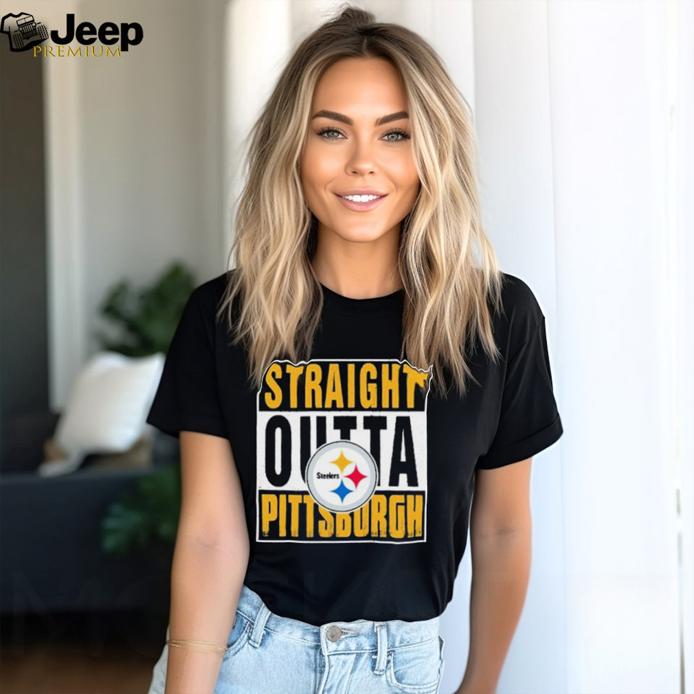 Straight Outta Steeler Nation Men's Football T-shirt 