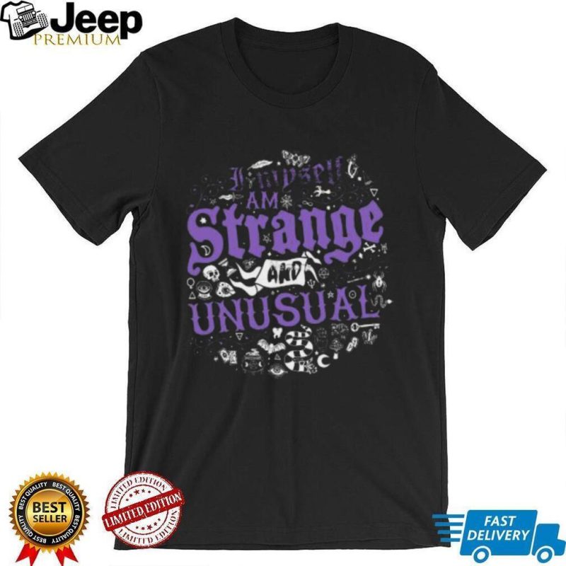 Strange and Unusual Vintage Distressed Occult QuoteShirt