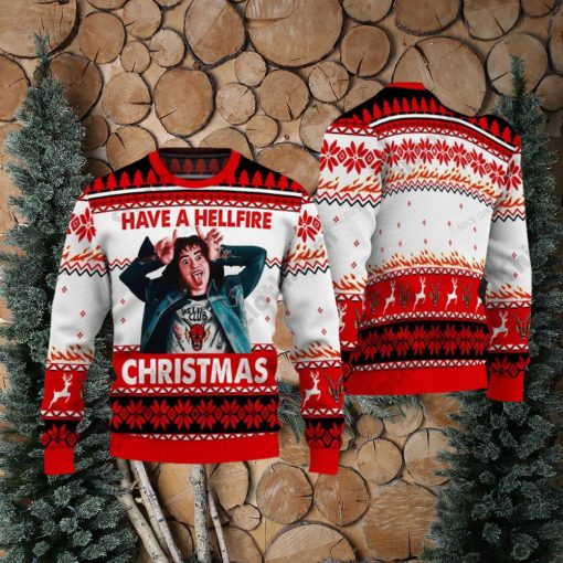 Stranger Things Have A Hellfire Christmas Christmas Ugly Sweater