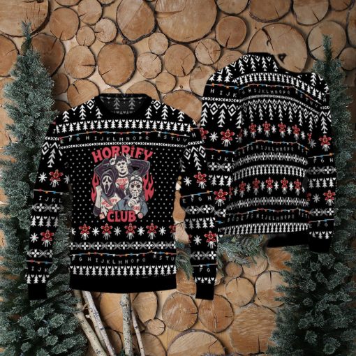 Stranger Things Horrify Club Christmas Ugly Sweater