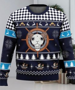 Straw Hat Pirates Ship Going Merry One Piece Funny Ugly Christmas Sweater Christmas Gift For Family