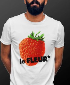 Strawberry Le Fleur logo shirt