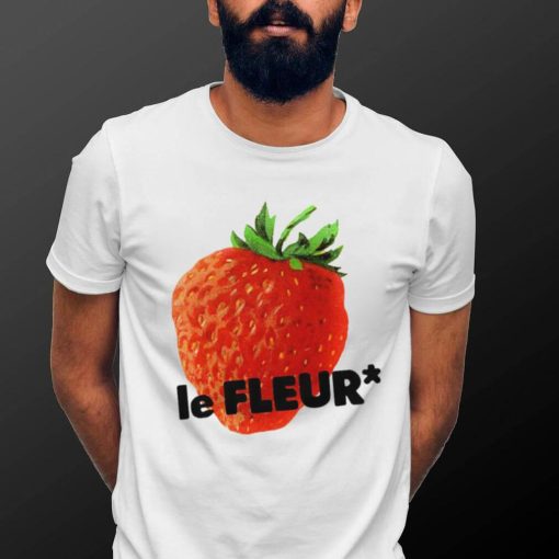 Strawberry Le Fleur logo shirt