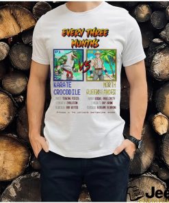 Street fighter every three months Karate crocodile vs North queenslander game shirt