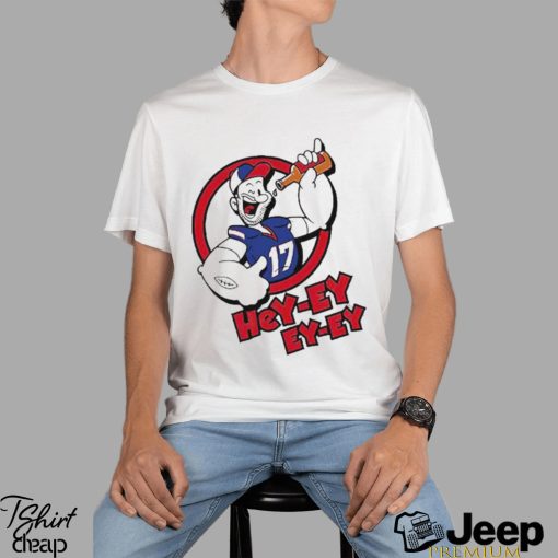 Strong to the finish hey ey ey Buffalo Bills josh allen T shirt