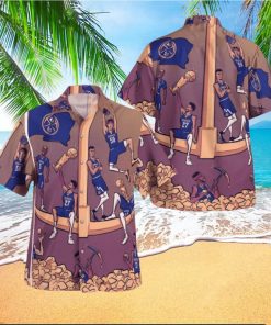 Struck Gold Denver Nuggets Basketball NBA Champions Hawaiian Shirt