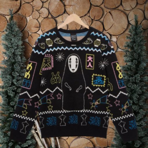 Studio Ghibli Spirited Away No Face Holiday Sweater   BoxLunch Exclusive