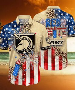 Stylish NCAA Army Black Knights Hawaiian Shirt Fireworks Independence Day