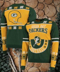 Green Bay Packers Big Logo Ugly Christmas Sweaters