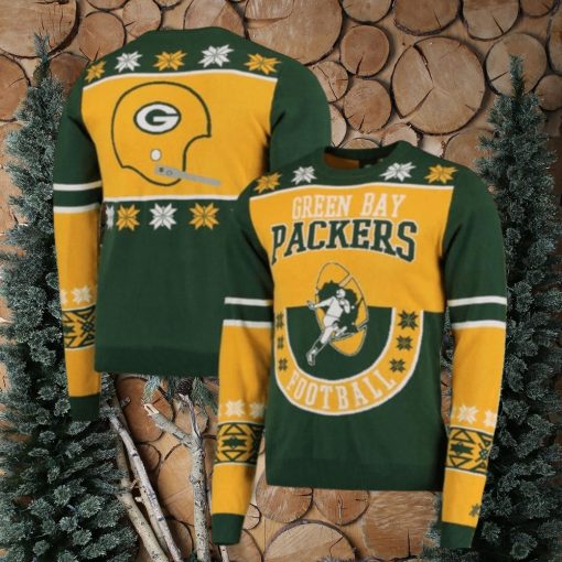 Green Bay Packers Big Logo Ugly Christmas Sweaters