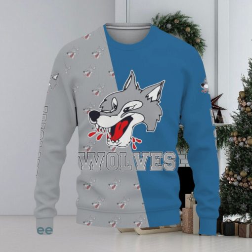 Sudbury Wolves Sports American Football Ugly Christmas Sweater