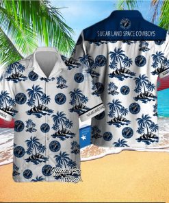 Sugar Land Space Cowboys Baseball Team Hawaiian Shirt