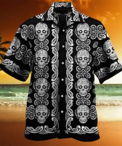 Sugar Skull Pattern Unisex Hawaiian Shirts