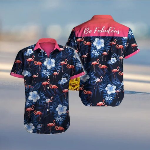 Summer Aloha Flamingo Hawaiian Shirt Beach Gift For Friend