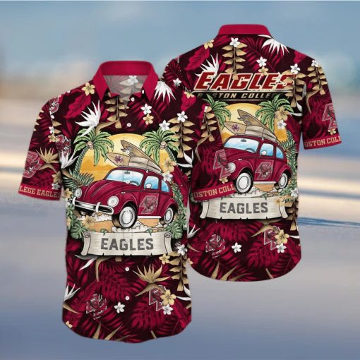 Summer Aloha NCAA Boston College Eagles Hawaiian Shirt Gift For Summer Holiday